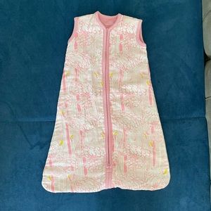 Lilly Pulitzer exclusive for Pottery Barn Kids Pink Flamingo Sleep Sack 0-6M.